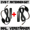 DVB-T-AUTO TV-ANTENNEN-SET 2 STÜCK INKL. VERSTÄRKER